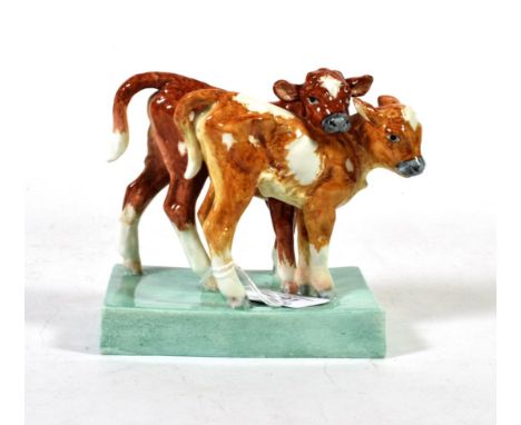 A Royal Worcester model ''Calves'' modelled by Doris Lindner (a.f.)