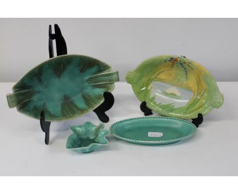 Four pieces of collectable pottery including Spode and Empire 