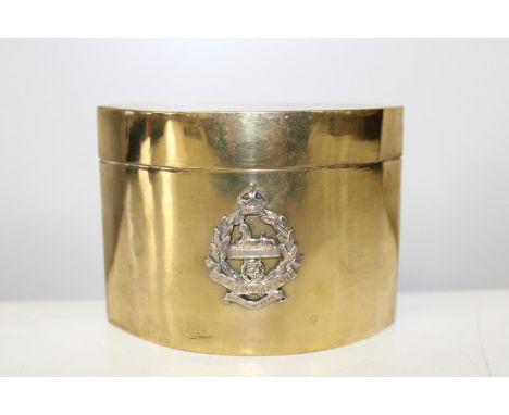 A WW1 Trench art tobacco box. 