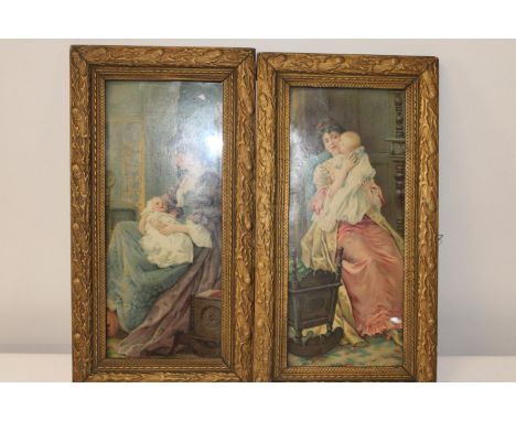 Two framed Victorian prints 