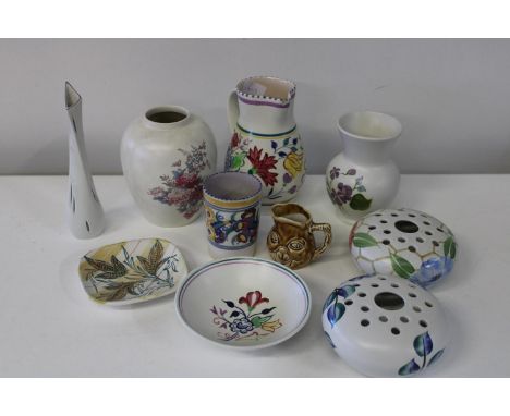 A job lot of mainly Poole pottery &amp; other. A/F 