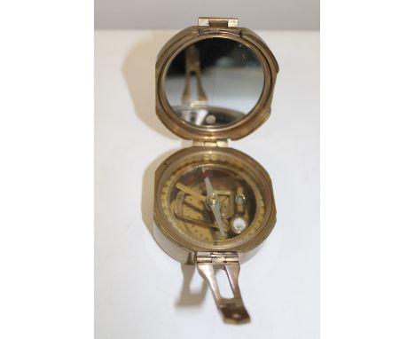 A Stanley of London brass cased military compass circa 1915 
