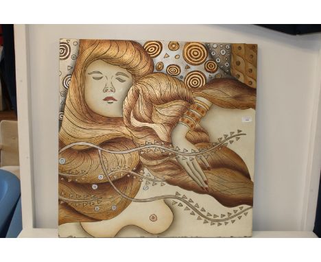 An unusual piece of wall art.76cm x 76cm collection only 