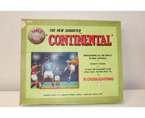 A vintage Subbuteo Continental football game (complete) 