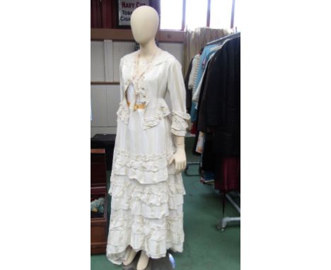 A free standing female mannequin 