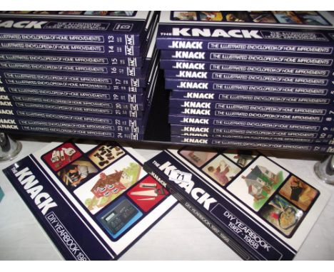 The illustrated encyclopedia of home improvements 'The Knack' volume 1 through to 24 plus yearbook 1986 and 1987-1988 