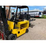 Hyster 5,000 LB. Capacity Electric Forklift, Model E50XL, S/N C108V08599K, 48 V, 3-Stage Mast, 187"