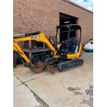 2014 JCB Mini Excavator, Model 8029CTS, S/N 1180, Runs & Drives (Hydraulic Cylinders Need Repairs, W