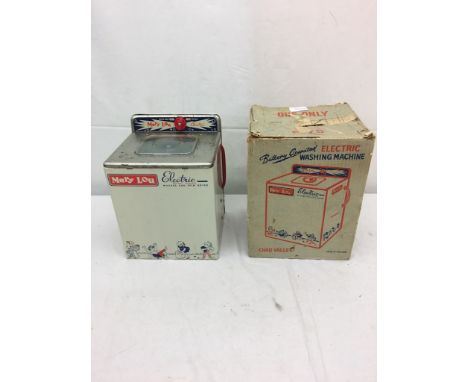 A boxed Chad Valley washing machine