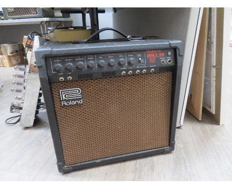 A Roland Bolt-60 hybrid tube guitar amplifier 