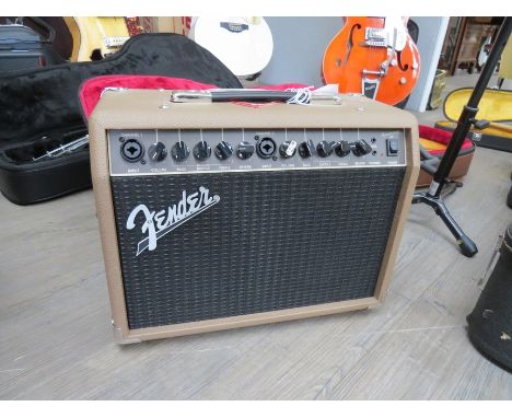 A Fender Acoustasonic 40 acoustic guitar amplifier 