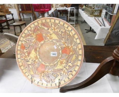 A Wood & Sons Burley ware charged designed by Charlotte Rhead, TL5.