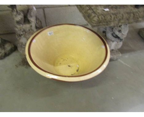 A large ceramic bowl.