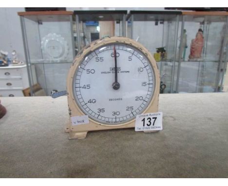 A vintage Smith's stop clock.