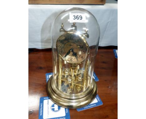 A domed anniversary clock