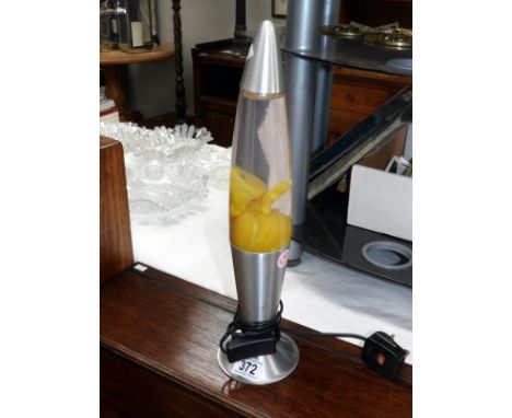 A lava lamp
