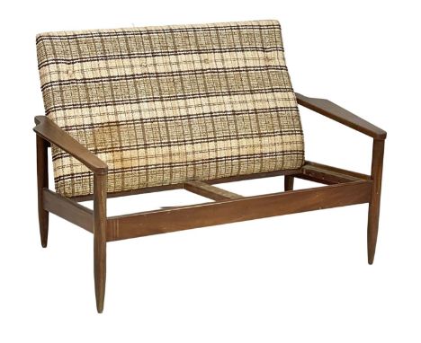 A Mid Century teak 2 seater sofa designed by Arthur Edwards for Crannac. Republic of Ireland. 1960’s. 125.5x82.5x83cm 