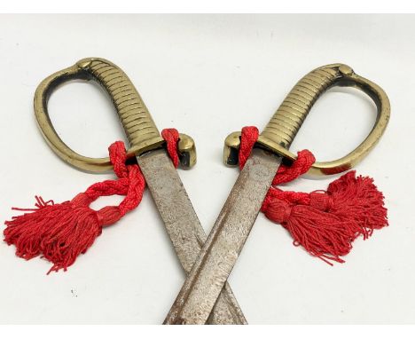 A pair of vintage swords. 88cm 