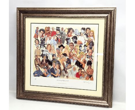 A print by Peter Deighan of 20th Century Hollywood III, Published by Deighan Prints, 2005. 77x74cm 