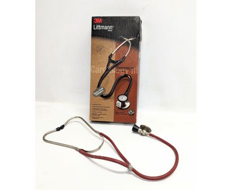 A vintage stethoscope. 