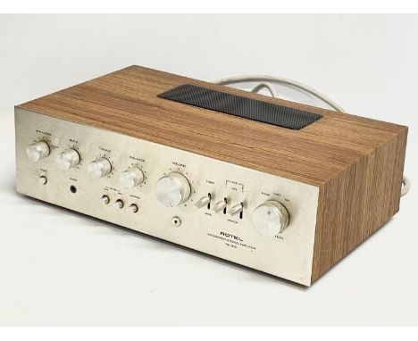 A vintage Rotel RA-312 Integrated Stereo Amplifier. 40x24x11cm 