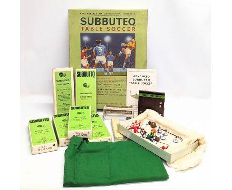 A vintage Subbuteo Table Soccer, 'Continental' Club Edition. The Replica of Association Football. With Subbuteo Scale Players