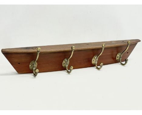 A vintage hat and coat rack. 71cm 