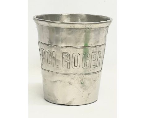 A rare 1930’s Pol Roger Art Deco champagne ice bucket, by Agit. France. 19.5x20.5cm. 