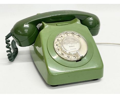 A vintage telephone. 
