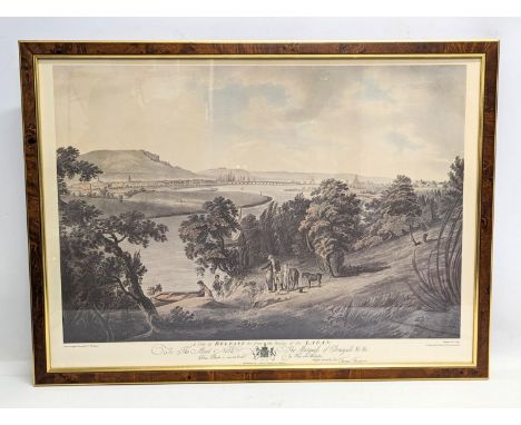A print of Belfast in the early 19th century from A Linen Hall Publication 1983. From an original drawing by T. Thompson. 66x