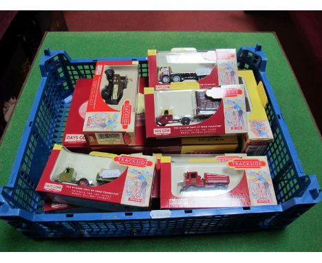 Ten Boxed 'Days Gone' Trackside 'OO' Scale Diecast Commercial Vehicles, including # BR1002 British  Railways Twin Vehicle Set