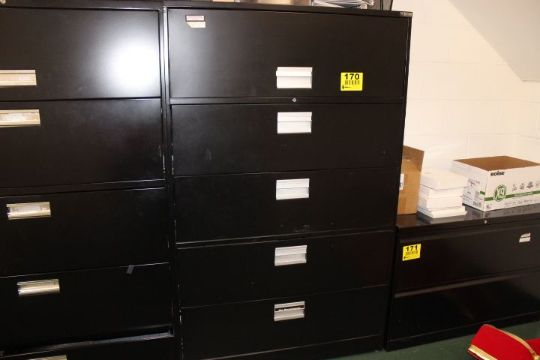 Jefsteel Five Drawer Lateral File Cabinet 67 X 42 X 19