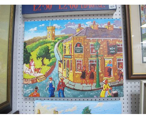 Joe Scarborough "New Inn", limited edition print 19/30, signed on the top edge, (unframed) 36 x 46cm.