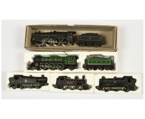 Bachmann, Trix &amp; Graham Farish unboxed loco's. Comprising Bachmann 2-6-2 LNER Green - 4801; Bachmann 4-6-0 BR Black "Achi