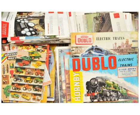 Tri-ang Railways, Hornby Dublo, Hornby catalogues + others. To include Tri-ang Railways 11th edition, Tri-ang Hornby 12th edi