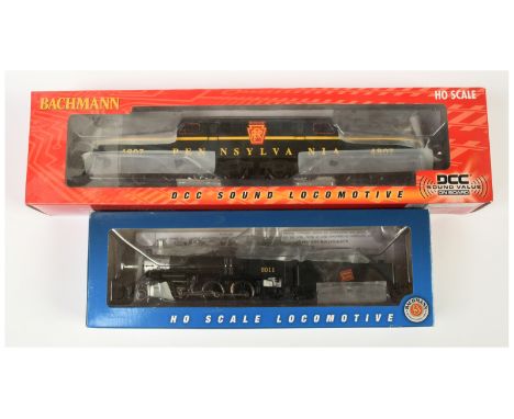 Bachmann H0 Scale Diesel and Steam outline Locomotives consisting of 65301 PRR class GG1 No.4807 with DCC Sound and 51703 2-6