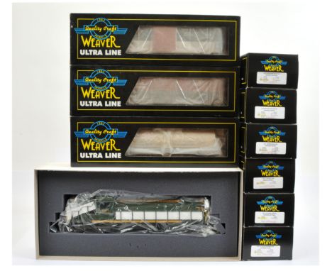 Weaver 0 Gauge Modern issue 2-rail electric Diesel Locomotive and Freight cars consisting of RS-3 Diesel locomotive Canadian 