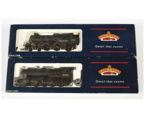 Bachmann Pair of Boxed Steam Locomotives 31-105A &amp; 32-252. Comprising 31-105A 4-6-0 BR Black 75075 Standard 4MT &amp; 32-