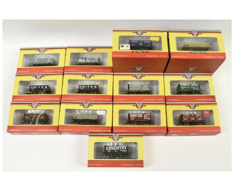 Oxford Rail 00 Gauge group of Private owner Open wagons consisting of Weymouth &amp; District, United, John Blundells, Barton