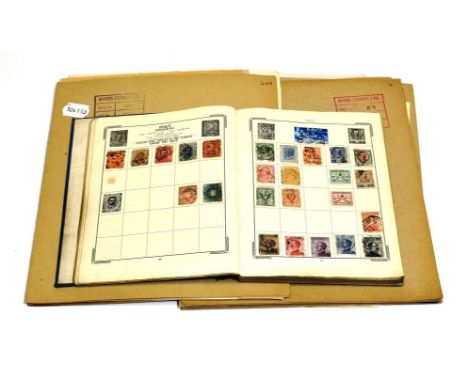 Eight Original Old Auction folders Commonwealth and S G stamp album. Bermuda. Northern Rhodesia. British Guiana. St Vincent. 