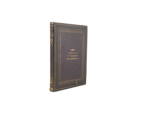 MSS LIBRARY CATALOGUE, 19th century Catalogue on Repertoire des Ouverages dont se Compose la Bibliotheque de Madame la Victom