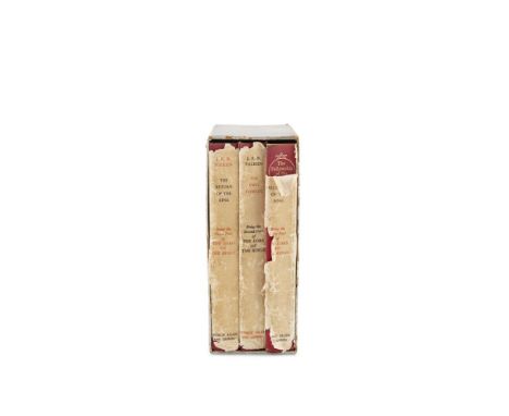 TOLKIEN, J.R.R. Lord of the Rings, 3 vols, revised edition, imp. 9th &amp; 12th, 1962, hardcover, with original dust jacket a