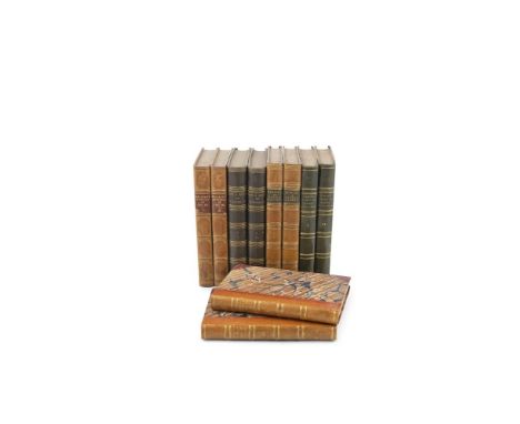 ALKIN. Memoirs of the Court of Queen Elizabeth (2 vols.), London 1823, half green morocco, ticket of Robert Muggo, 8 North Ea