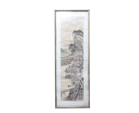 WEICHENG (CHINESE SCHOOL, 19TH CENTURY)Winter LandscapesA set of four, ink and colour on silkTwo examples signed Qian Weichen