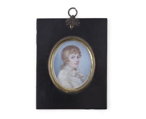 ENGLISH SCHOOL (19TH CENTURY)Portrait miniature of young lady Colour on ivory, 6.5 x 5.5cm Inscribed verso** Please note that