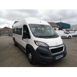 2018 68 reg Peugeot Boxer 440 L4H2 Blue HDI Disabled Access Minibus