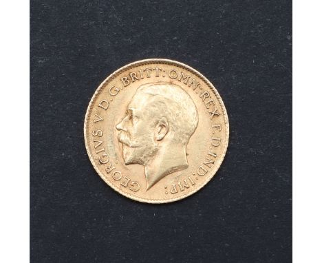 A George V Half Sovereign, bare head l. reverse George and the dragon, dated 1914. *CR Light surface marks and rubbing.
