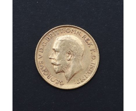 A George V Sovereign, bare headed bust l. reverse George and the Dragon, dated 1911. *CR Light surface marks.