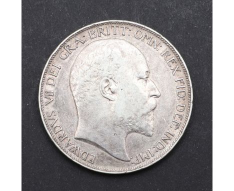 An Edward VII Crown, bare head r. reverse George and the Dragon, dated 1902. *CR Light rubbing to both sides and edge dent ab