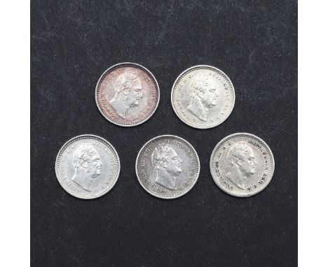 A collection of William IV three-halfpence for use in the West Indies, bare head r. reverse with crowned value: 1834, 1835 (2